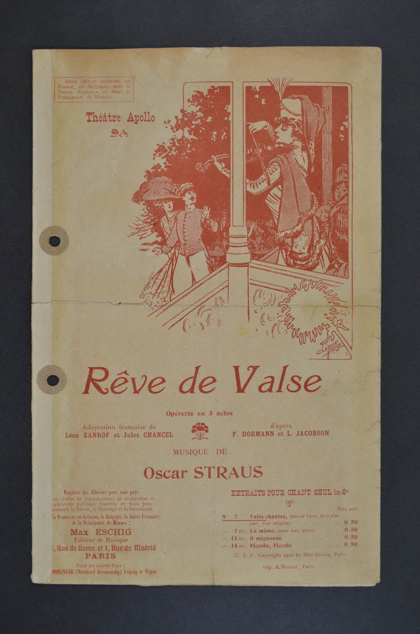 chanson petit format 1965.121.516 Photo Mucem