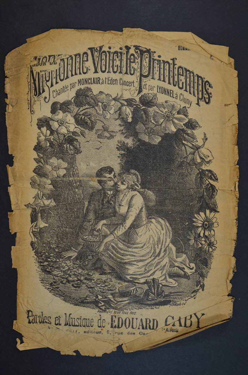 chanson petit format 1965.121.521 Photo Mucem