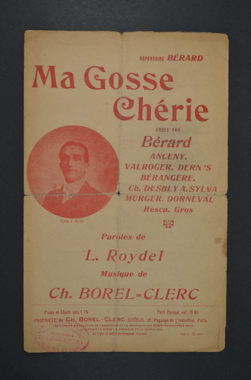 chanson petit format 1965.121.525 Photo Mucem