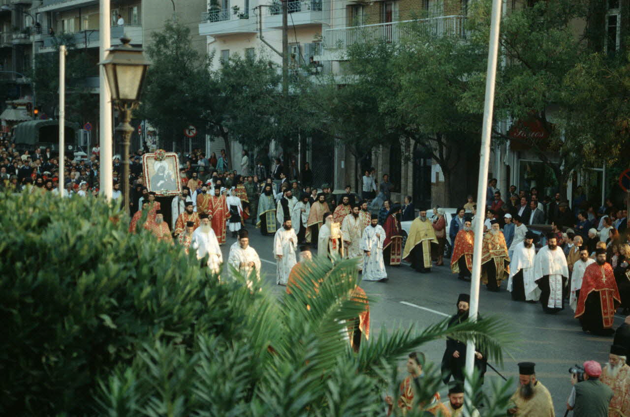 Jean Cuisenier photographie Enquête conduite par Jean Cuisenier en Bulgarie et en Grèce Macédoine centrale, Grèce 1995/10/1 Ph.1995.92.63 Photo