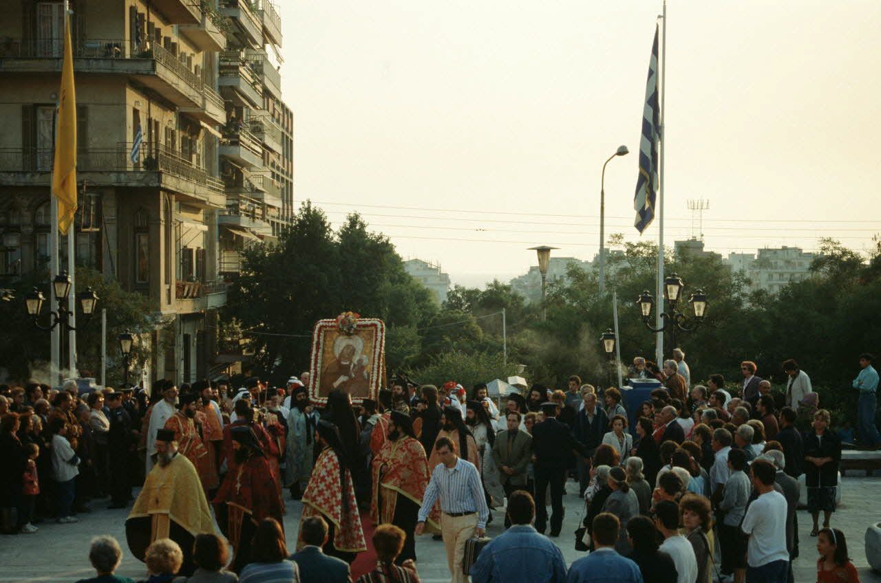 Jean Cuisenier photographie Enquête conduite par Jean Cuisenier en Bulgarie et en Grèce Macédoine centrale, Grèce 1995/10/1 Ph.1995.92.64 Photo