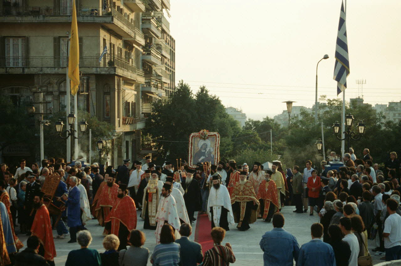 Jean Cuisenier photographie Enquête conduite par Jean Cuisenier en Bulgarie et en Grèce Macédoine centrale, Grèce 1995/10/1 Ph.1995.92.65 Photo