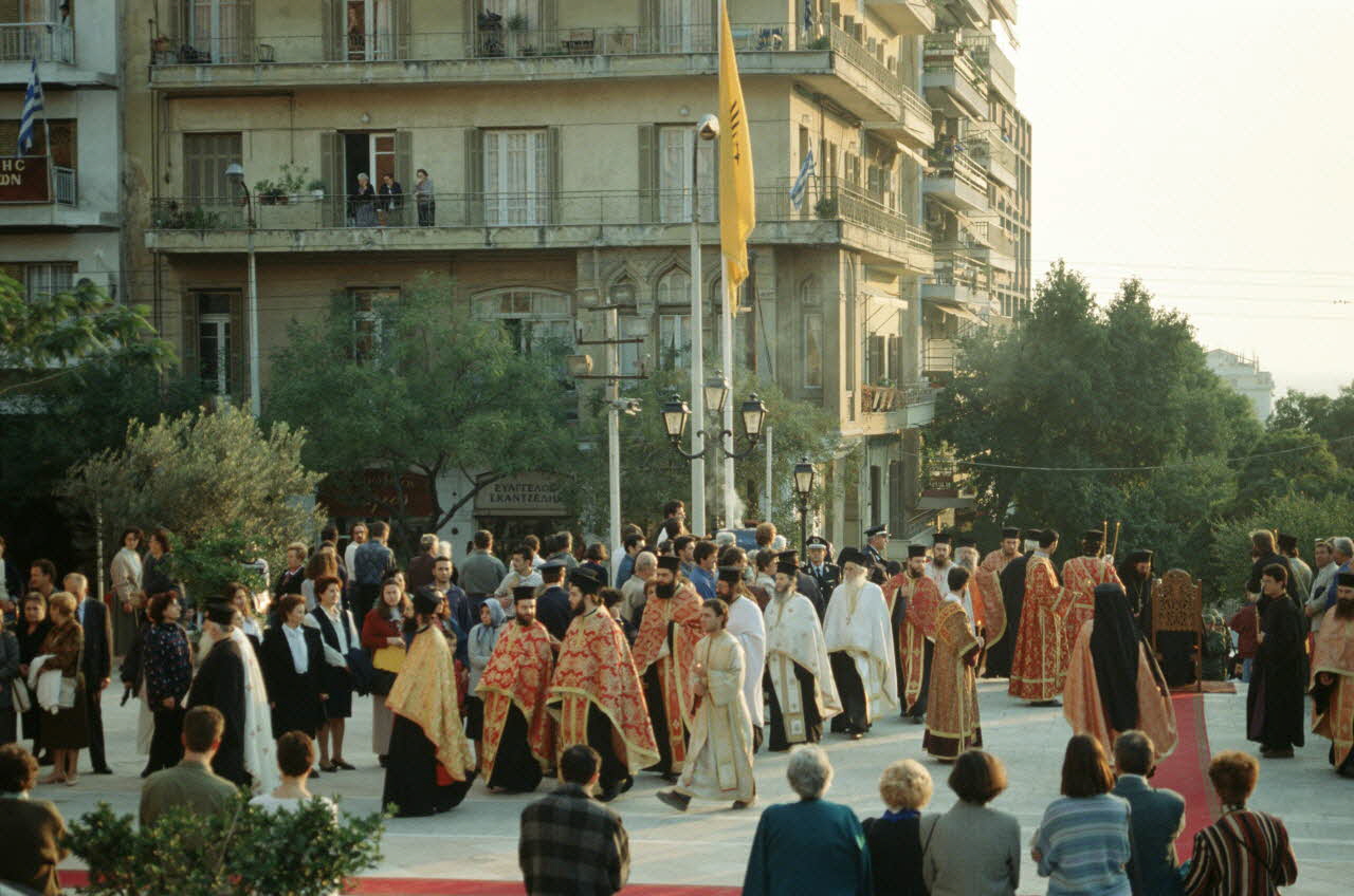 Jean Cuisenier photographie Enquête conduite par Jean Cuisenier en Bulgarie et en Grèce Macédoine centrale, Grèce 1995/10/1 Ph.1995.92.66 Photo