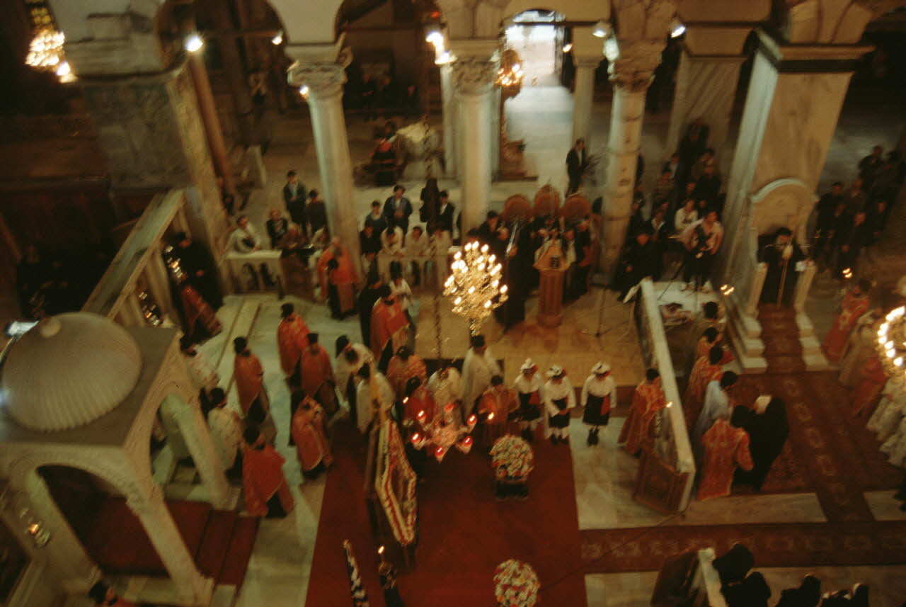 Jean Cuisenier photographie Enquête conduite par Jean Cuisenier en Bulgarie et en Grèce Macédoine centrale, Grèce 1995/10/1 Ph.1995.92.88 Photo