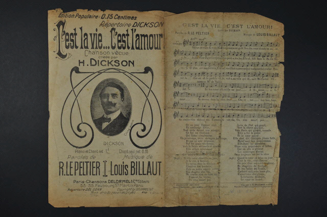 chanson petit format 1965.121.531 Photo Mucem