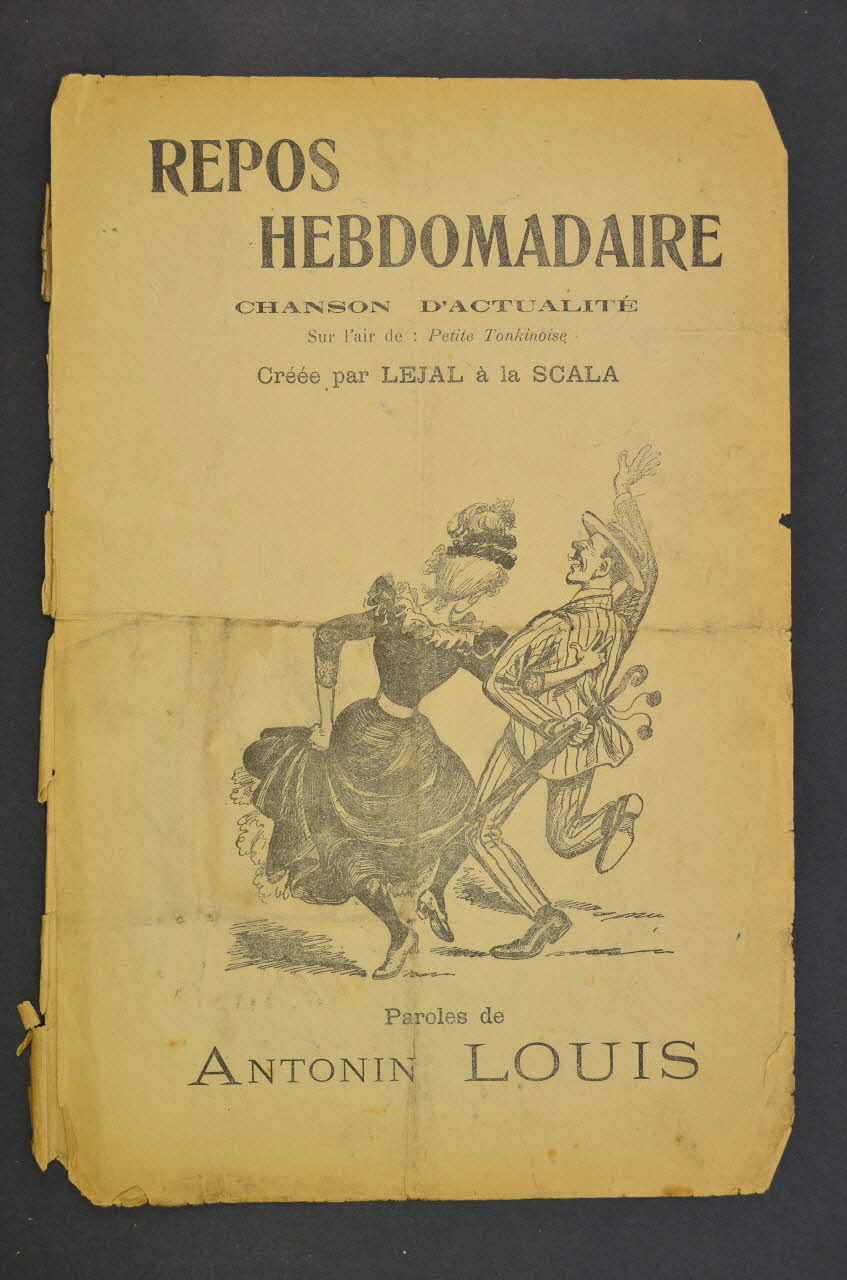 chanson petit format 1965.121.533 Photo Mucem