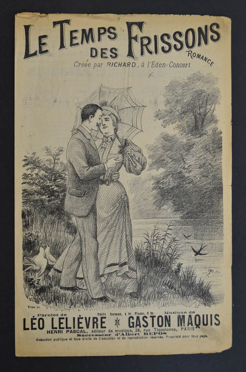 chanson petit format 1965.121.534 Photo Mucem