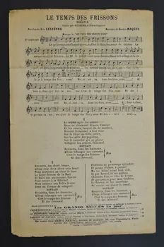 chanson petit format 1965.121.534 Photo Mucem
