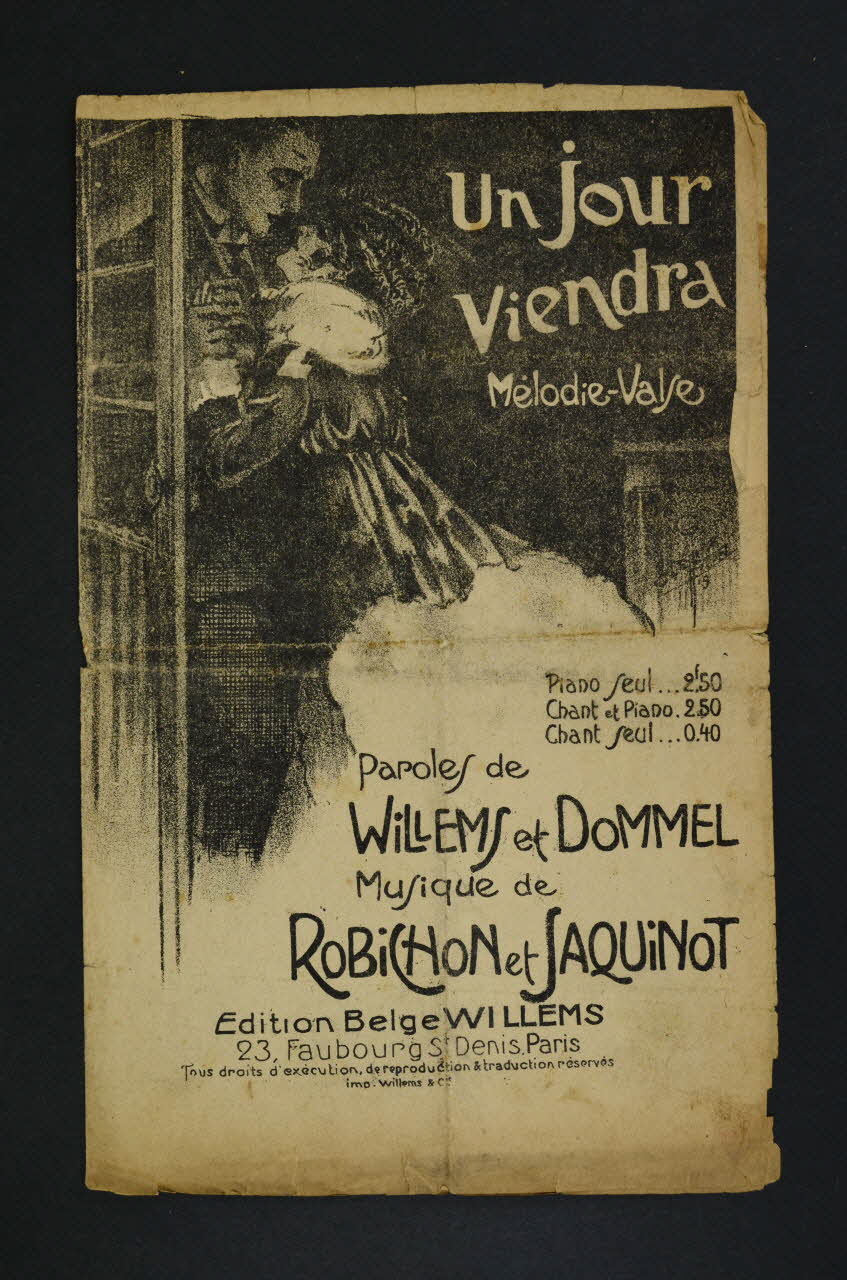 chanson petit format 1965.121.546 Photo Mucem