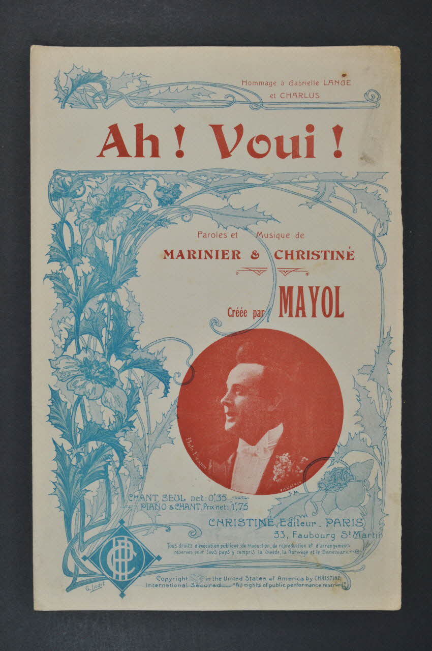 chanson petit format 1965.121.558 Photo Mucem