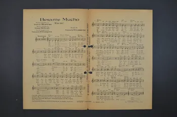 Sunny Skylar ; Consuelo Velasquez ; Francis Blanche ; Tino Rossi ; Victoria Marino ; Joséphine Baker ; Marie-José ; Jaime Plana ; Le Chanteur Sans Nom ; S.E.M.I; chanson petit format 1941 1965.121.56 Photo Mucem