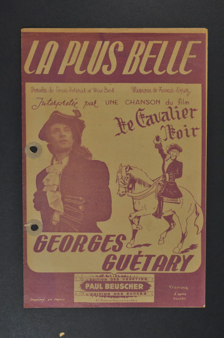 chanson petit format 1965.121.561 Photo Mucem