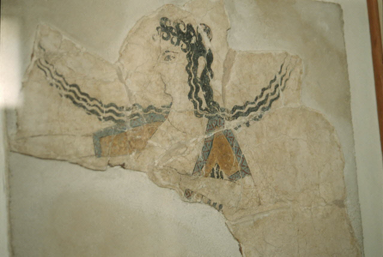photographie Danseuse. Palais de knossos, megaron de la reine. Musée d'Héraklion Ph.1998.115.19 Photo