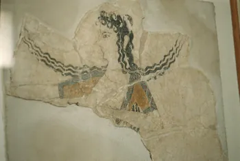 photographie Danseuse. Palais de knossos, megaron de la reine. Musée d'Héraklion Ph.1998.115.19  Photo