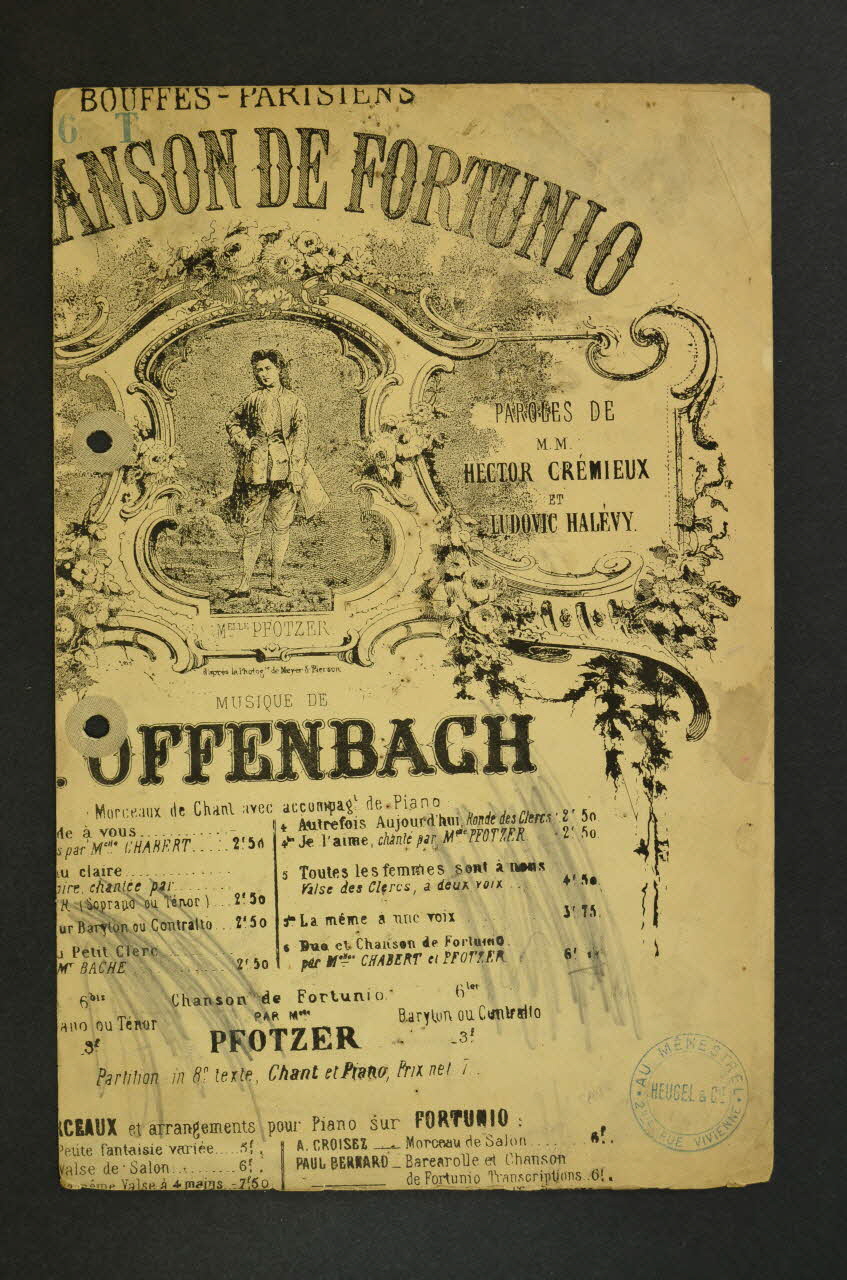 chanson petit format 1965.121.59 Photo Mucem