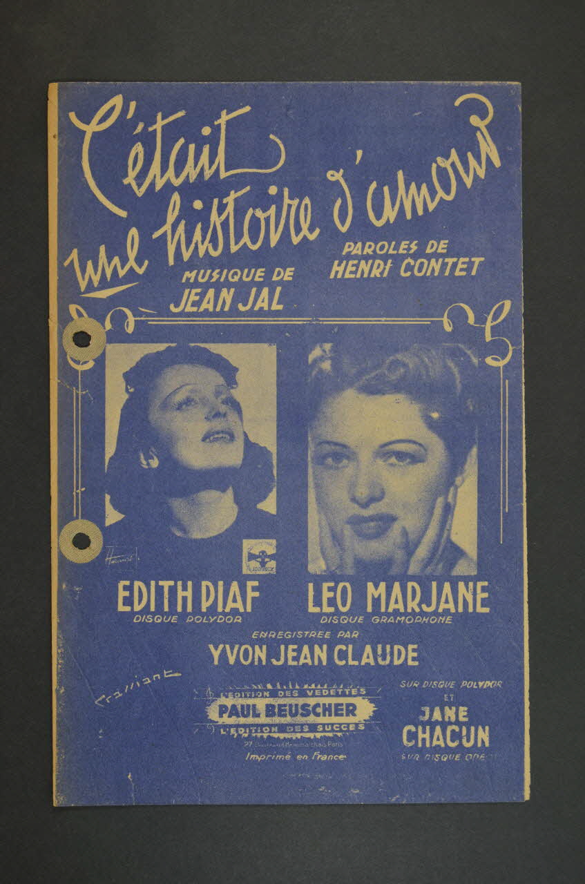 chanson petit format 1965.121.62 Photo Mucem