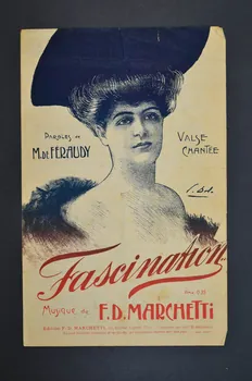 Maurice De Féraudy ; Fermo Dante Marchetti chanson petit format 1905 1966.121.105  Photo Mucem