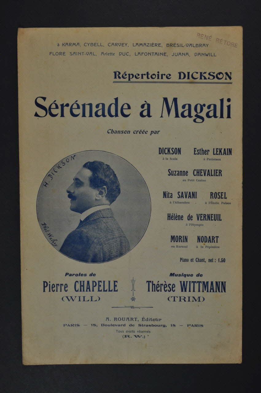 chanson petit format 1966.121.109 Photo Mucem