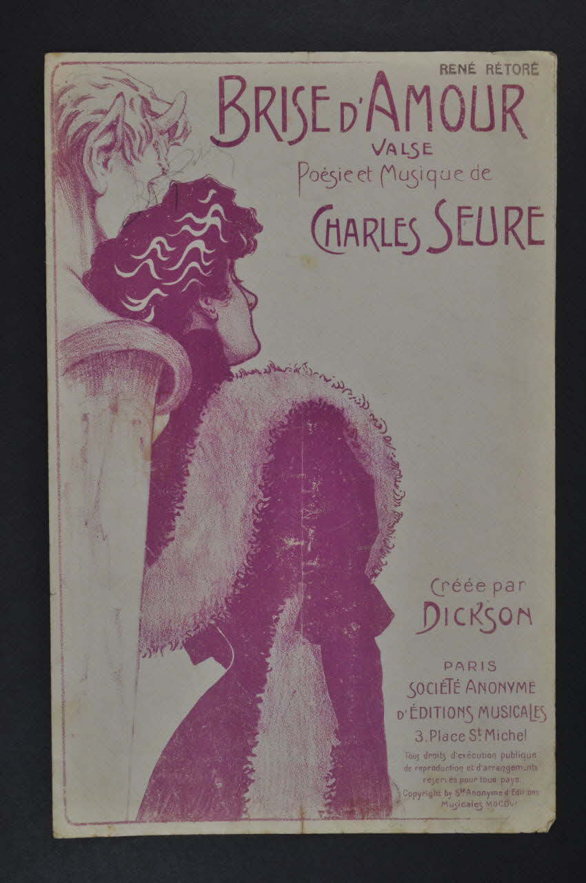 chanson petit format 1966.121.110 Photo Mucem