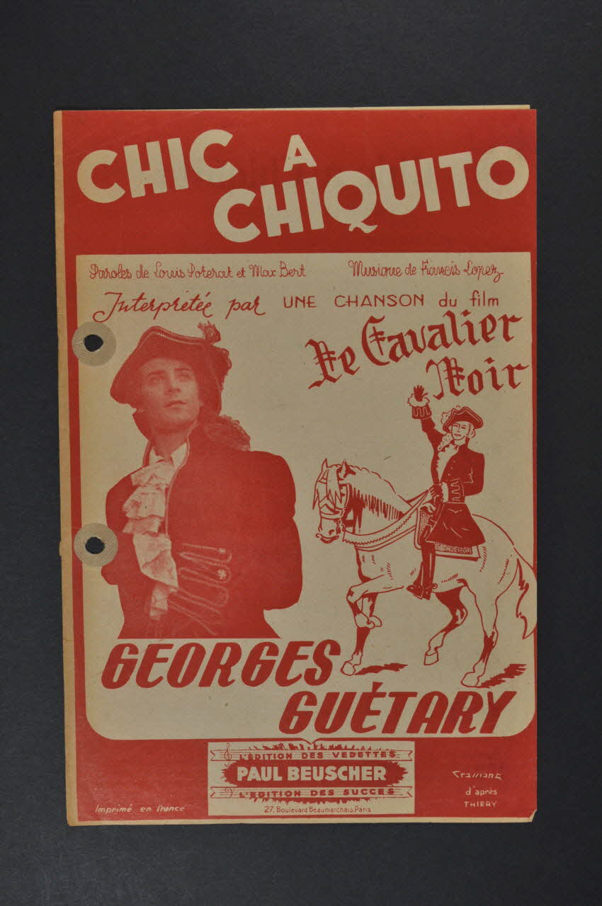 chanson petit format 1965.121.74 Photo Mucem