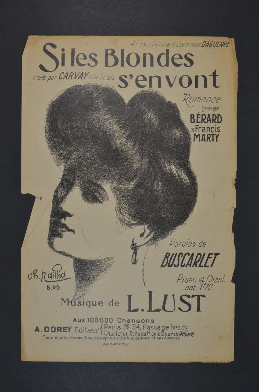 chanson petit format 1966.121.117 Photo Mucem