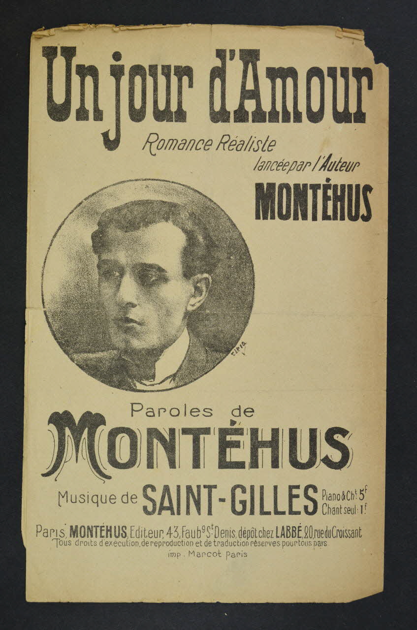 chanson petit format 1965.121.553 Photo Mucem