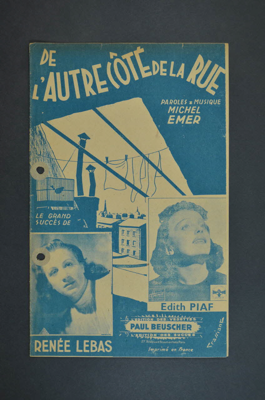 chanson petit format 1965.121.82 Photo Mucem