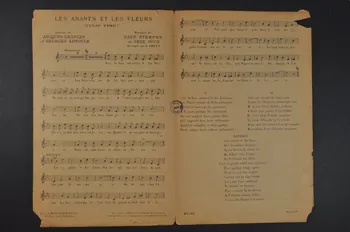 chanson petit format 1966.121.120 Photo Mucem