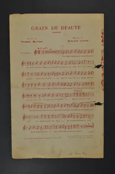 chanson petit format 1965.121.90 Photo Mucem