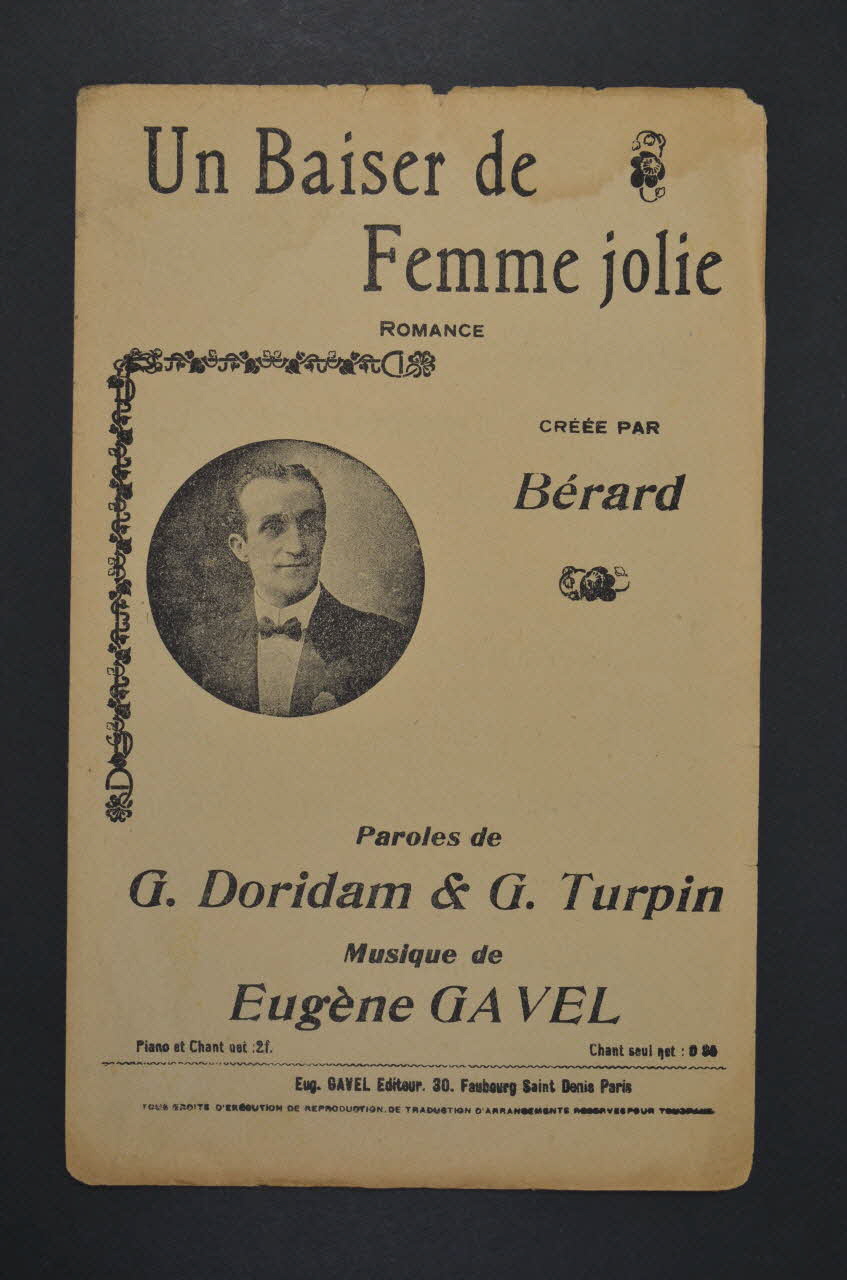 chanson petit format 1966.121.132 Photo Mucem