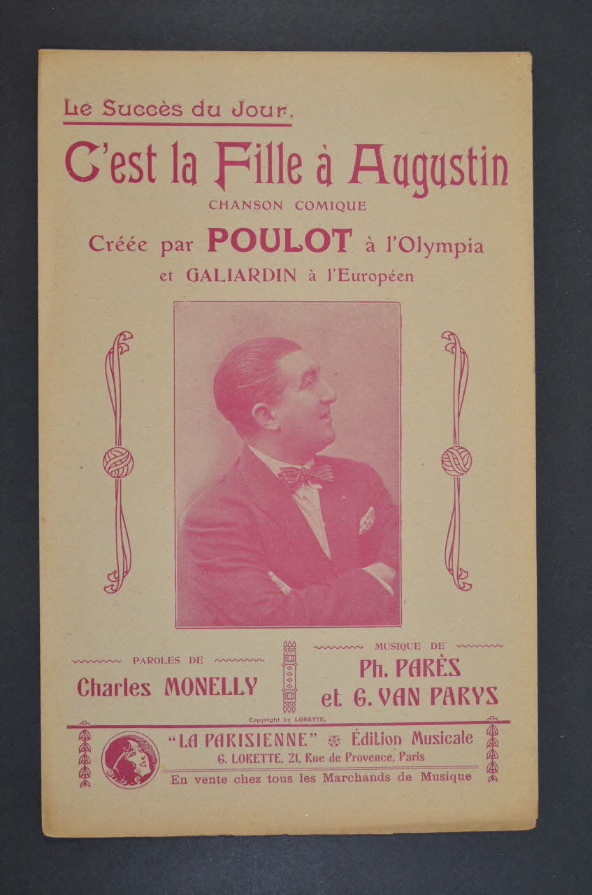 chanson petit format 1966.121.133 Photo Mucem