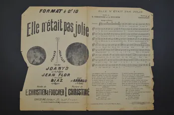 chanson petit format 1966.121.139 Photo Mucem