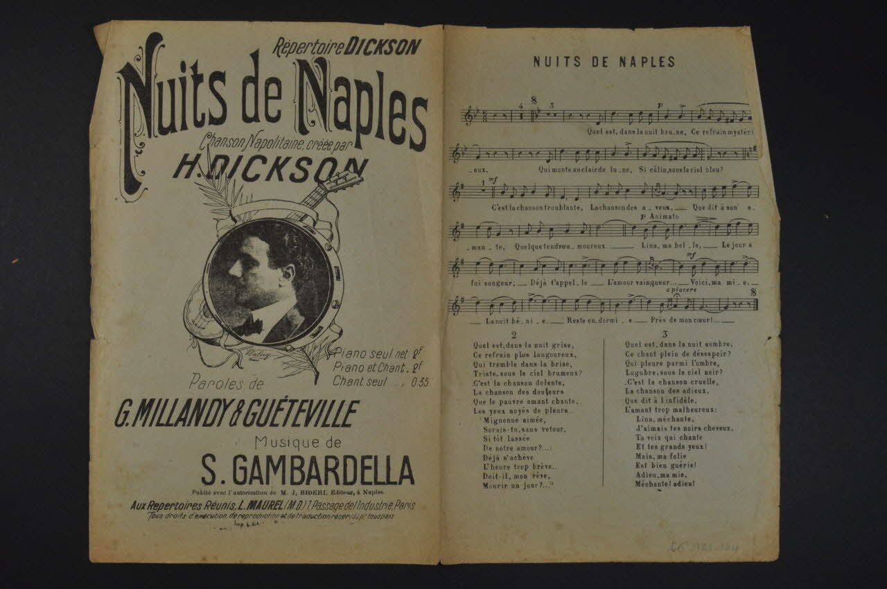 chanson petit format 1966.121.144 Photo Mucem