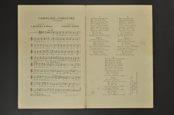 Ferdinand Louis Bénech ; Vincent Scotto ; Vincent Telly ; Georgel ; Elvell ; Gilles ; Ferdac ; Jean Rhine ; Julien Dufort ; Rosel ; H. Delormel chanson petit format 1909 1966.121.149 Photo Mucem