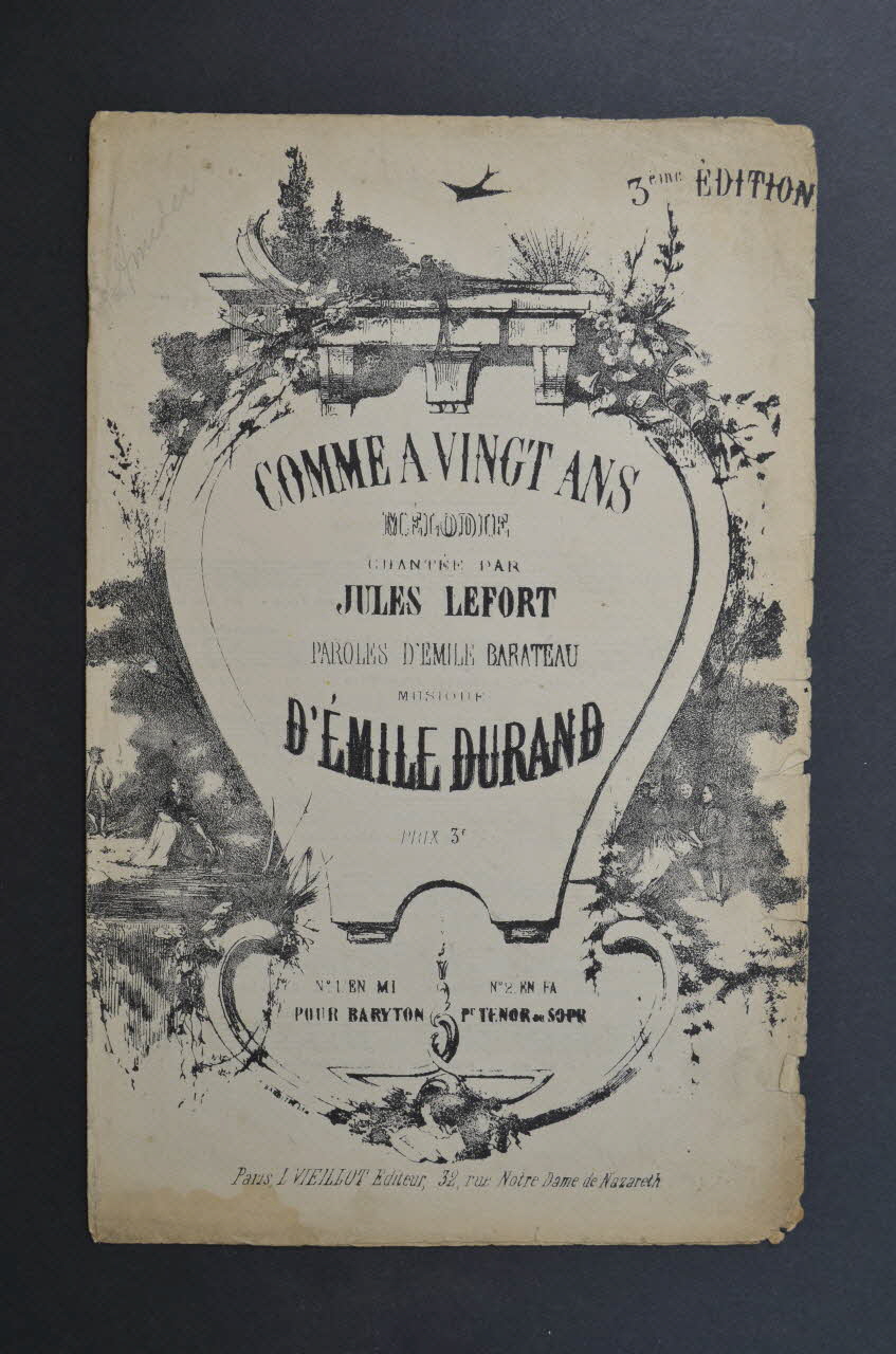 chanson petit format 1966.121.152 Photo Mucem