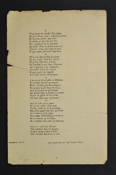 chanson petit format 1966.121.158 Photo Mucem