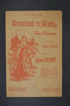 Maurice Depret ; Fabrice Lemon ; Paulette Darty ; Hachette chanson petit format 1899 1965.134.10  Photo Mucem
