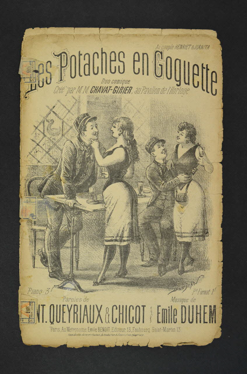 chanson petit format 1966.121.161 Photo Mucem