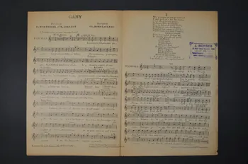 chanson petit format 1965.134.12 Photo Mucem