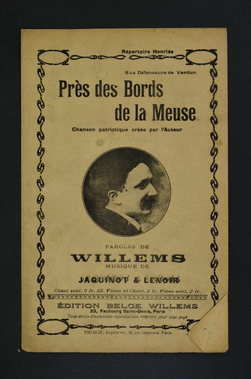 chanson petit format 1966.121.165 Photo Mucem