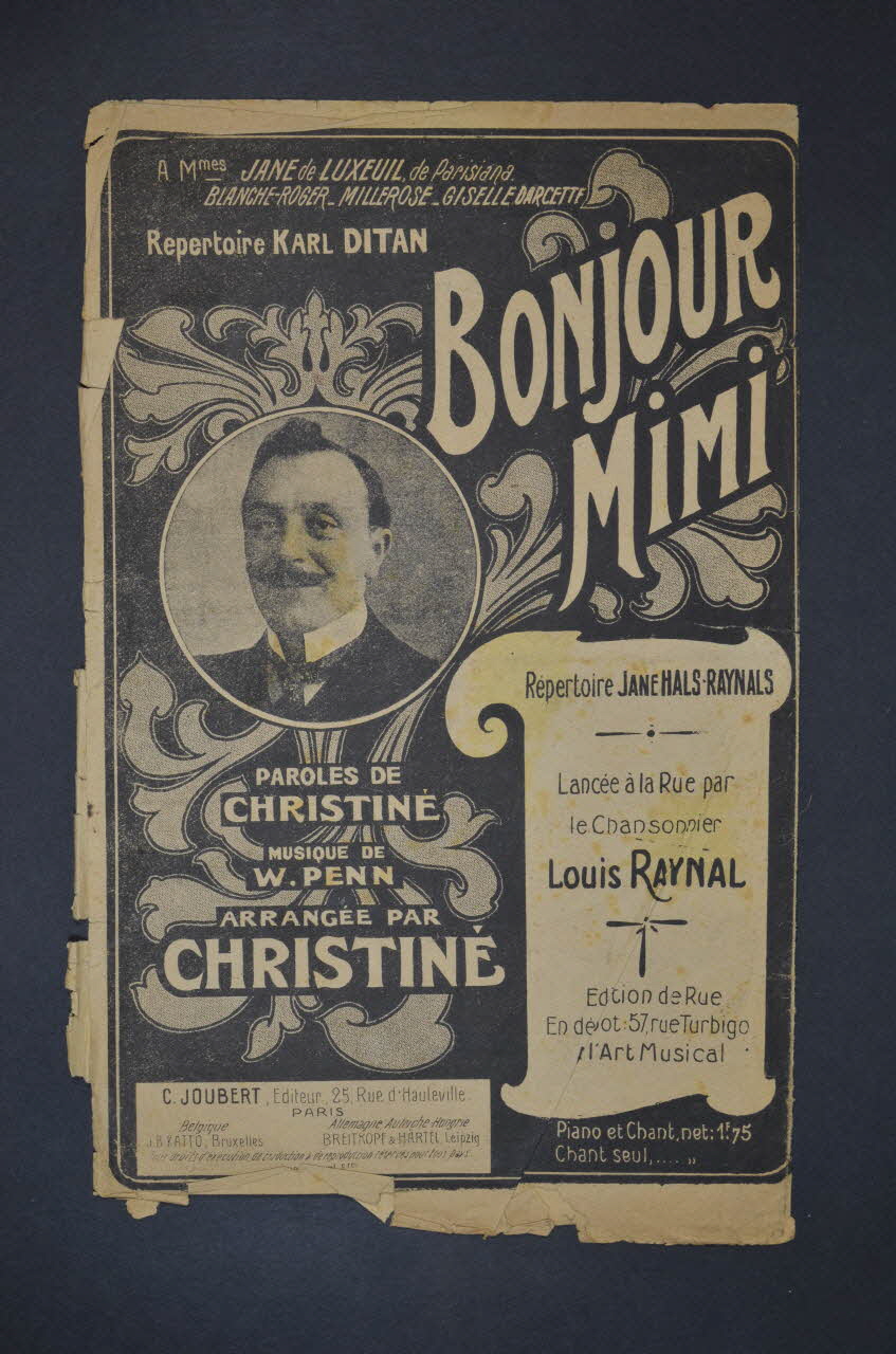 chanson petit format 1965.134.18 Photo Mucem