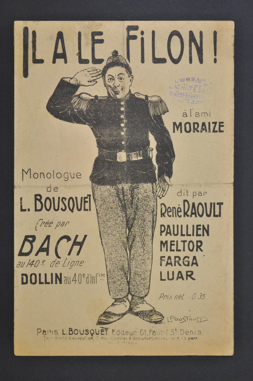 chanson petit format 1966.121.171 Photo Mucem