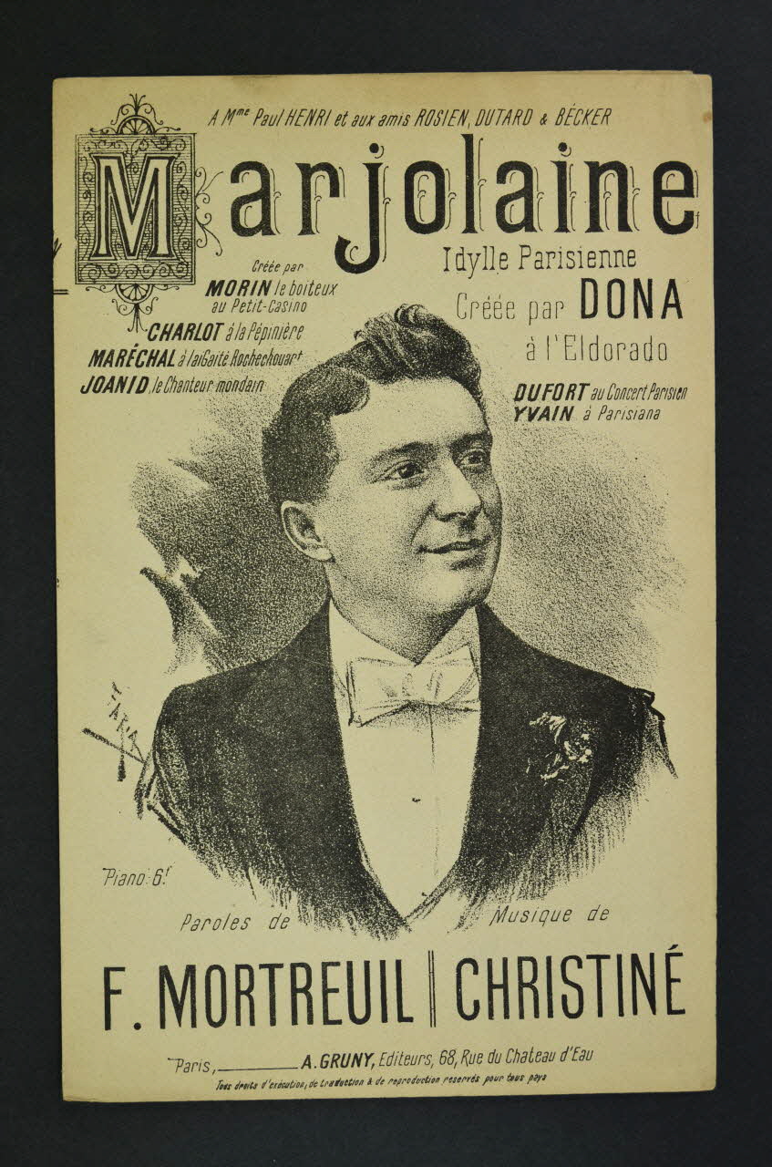 chanson petit format 1965.134.24 Photo Mucem