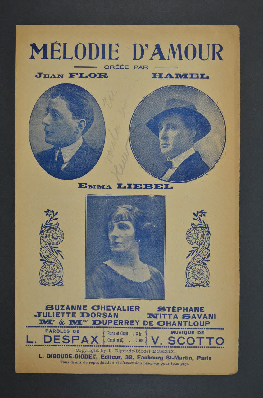 chanson petit format 1965.134.29 Photo Mucem