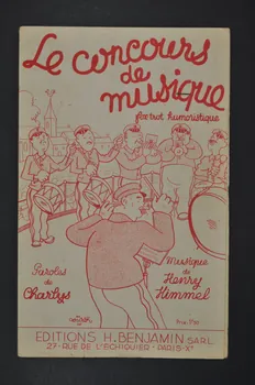 Charlys ; Henry Himmel ; H. Benjamin chanson petit format 1936 1966.121.183 Photo Mucem