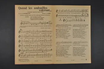 Georgius ; Juel ; Paul Beuscher chanson petit format 1936 1966.121.184 Photo Mucem