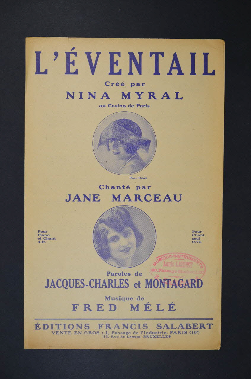 chanson petit format 1965.134.32 Photo Mucem