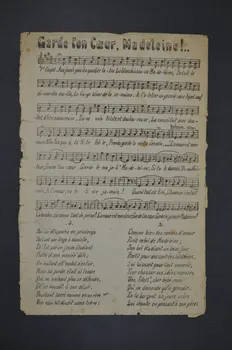 chanson petit format 1965.134.34 Photo Mucem