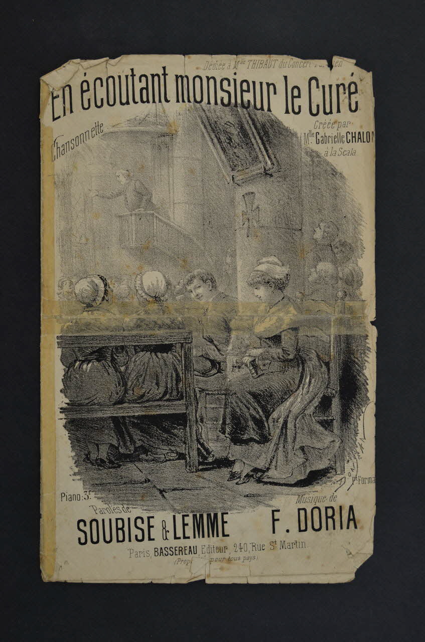 chanson petit format 1965.134.36 Photo Mucem