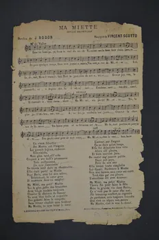chanson petit format 1965.134.40 Photo Mucem